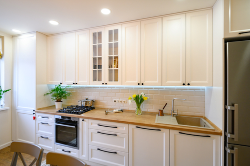 Local experts in cabinet painting and remodeling, serving Troy, Sterling Heights, and beyond.